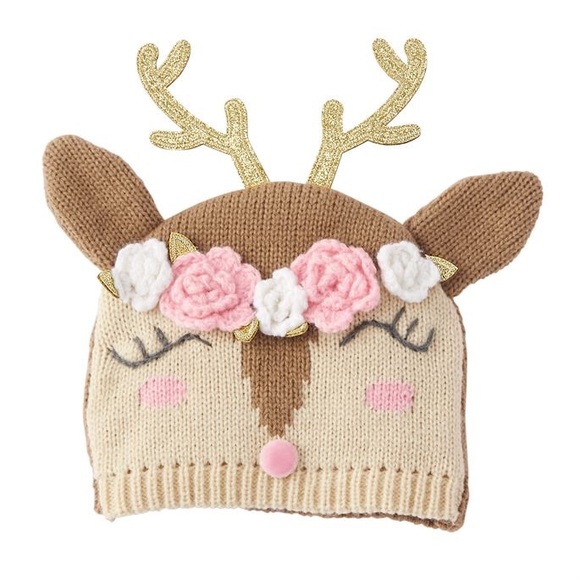 Mudpie Reindeer Hat 0-8M NWT - Picture 1 of 1